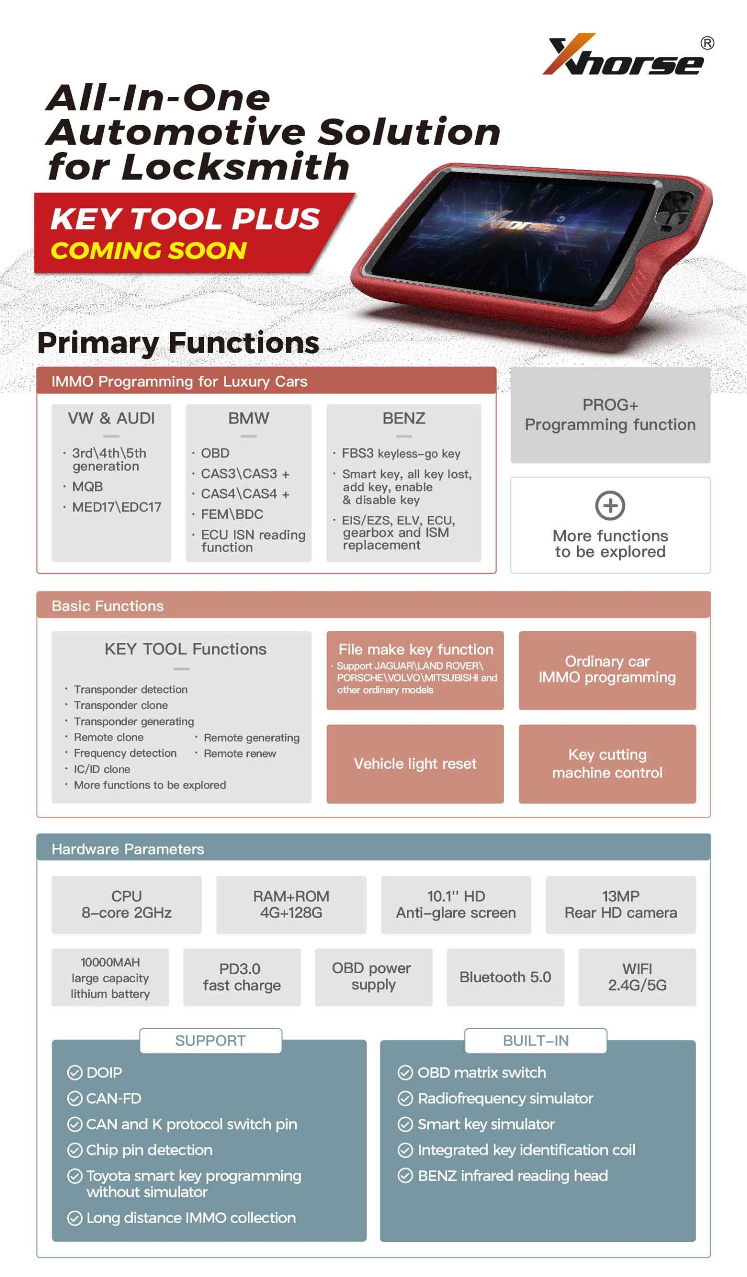 Xhorse - VVDI Key Tool PLUS Tablet - All In One Key Tool - ADVANCED PACKAGE - Image 6
